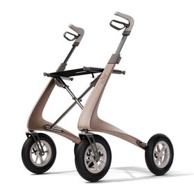 Carbon Overland Rollator byAcre metallic-braun