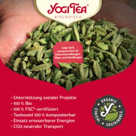 Yogi Tea - Natürliche Energie Für die Sinne Bio Kräutertee