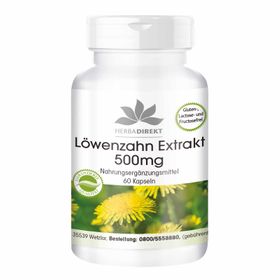LÖWENZAHN EXTRAKT 500 mg Kapseln