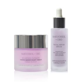 London botanical loboratories Bakuchiol + CBD Nachtpflege  Anti-Aging Set