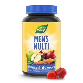 Nature's Way Men's Multi Multivitamin Gummies - A-Z Vitamine - Immunsystem stärken Erwachsene