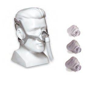 Philips CPAP Wisp Nasenmaske, Atemmaske inkl.  Maskenkissen (S/M, L, XL)-MIT SILIKONRAHMEN