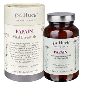Dr. Huck Papain (Papaya) Kapseln Vegan