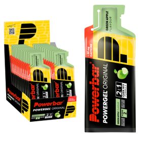 POWERBAR PowerGel Fruit Green Apple High Carb Energie Gel Koffein Natrium