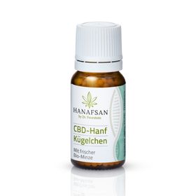 CBD Hanf Xylit Kügelchen mit frischer Bio Minze