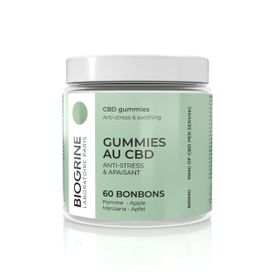 BIOGRINE CBD GUMMIS, APFEL
