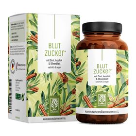 Blutzucker - Komplex mit Zimt, Inositol & Olivenblatt - NATURTREU®