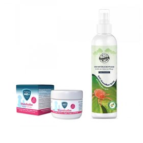 Bellfor Grasmilben Sparset für Hunde - Anti-Grasmilben Spray + Liegeschwielen Salbe