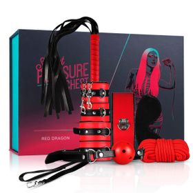 Secret Pleasure Chest »Red Dragon« BDSM Set