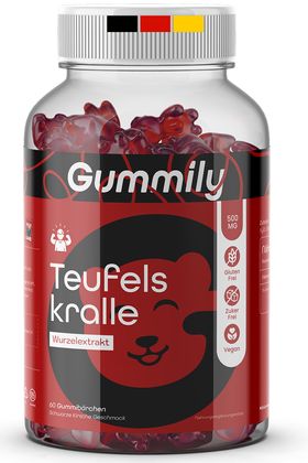 Gummily® Teufelskralle Gummibärchen 500mg  davon 100 mg Harpagosid