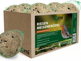 Orni Riesen Meisenknödel mit Netz | Ganzjahresknödel mit Sonnenblumenkernen