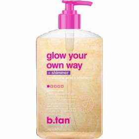 B.tan Glow Your Own Way Shimmer – Schimmernde Bräunungslotion
