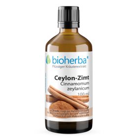 Ceylon-Zimt Cinnamomum zeylanicum Tropfen Tinktur 100 ml PZN 17188002
