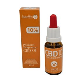 NaturBlut Premium BIO CBD Öl 10% - Mit Hanf aus den Kitzbüheler Alpen