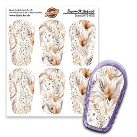 Diasticker® Dexcom G6 Stickerset "Grain"