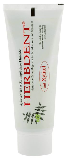 Herbdent Ayurvedisches Zahngel mit Xylitol 80 ml