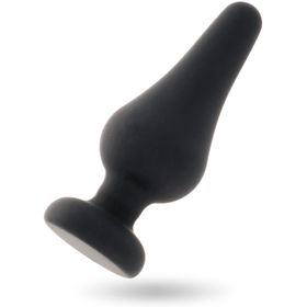 Intense anal plug pipo l silicone black 13 cm