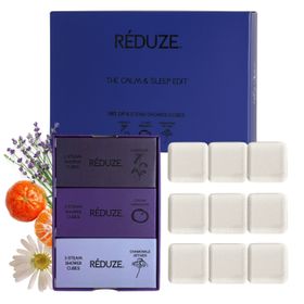 RÉDUZE Steam Shower Cubes | 9er Set – Duschwürfel für innere Ruhe & Schlaf | The Calm & Sleep Edit