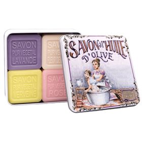 La Savonnerie de Nyons - Metallbox mit Seife "Le Bain"