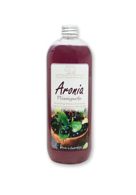 Florex Flüssigseife Aronia Bio Schafmilch 1 Liter Flasche Nachfüller