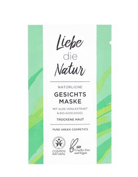 Liebe die Natur - natürliche Gesichtsmaske Aloe Vera
