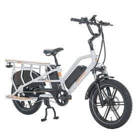 JOBOBIKE Transer Elektrisches Lastenrad mit 48V13AH Doppelbatterie