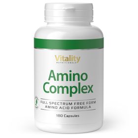 Vitality Nutritionals  Amino Complex Full Spectrum 180 Capsules