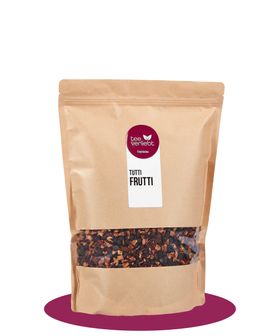 teeverliebt - Tutti Frutti loser Früchtetee Großpackung I Vielfältig mit Waldbeeren & Aprikosen
