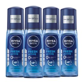 NIVEA MEN Deodorant Fresh Active Deo Zerstäuber 48h Schutz o. Aluminium