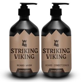 Striking Viking Bartshampoo & Spülung Set – Sandelholz