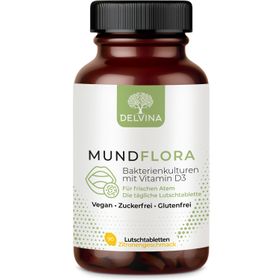 Delvina Mundflora - Lutschtabletten gegen Mundgeruch (Zitronengeschmack)