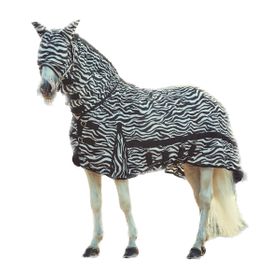 CATAGO Fliegendecke Zebra mit Halsteil und Fliegenmaske