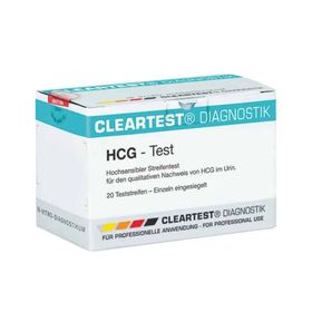 Cleartest hCG Schwangerschafts-Teststreifen