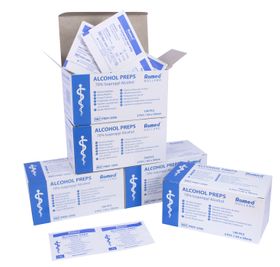 Romed Alkoholtupfer Alkoholpads, 65 x 30 mm, 2-lagig
