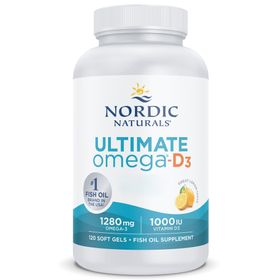 Nordic Naturals, Ultimate Omega-D3, mit EPA, DHA und D3, Weichkapseln, Zitronengeschmack