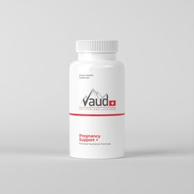 Vaud® Kinderwunsch Vitamine Frauen | Mit 400 mcg Folsäure | 60 Kapseln | Hergestellt in der Schweiz