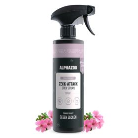 alphazoo ZeckAttack Zeckenspray für Hunde 500 ml