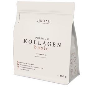 JIKOAII Premium Kollagen Pulver mit Vitamin C - Typ 1 2 3 für Haut, Knochen & Knorpel - ohne Zusätze