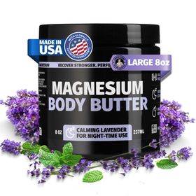 Coach Soak Nachtpflege Magnesium Koerperbutter - Beruhigender Lavendel