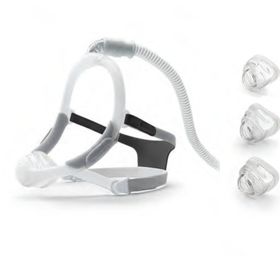 Philips DreamWisp mit einem Maskenkissen, Nasal Atemmaske GRÖSSE:M mit Ausatemventil und Kopfband