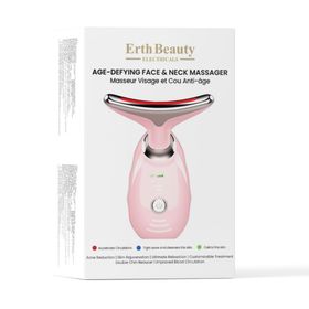 ErthSkin London Anti-Aging-Massagegerät für Gesicht und Nacken, Pink