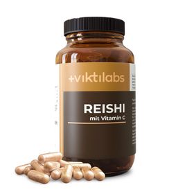 Viktilabs Premium Reishi: Vitalpilz mit 100% natürlichem Vitamin C