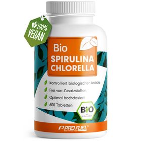 Profuel - Bio Spirulina & Chlorella Presslinge 600 Presslinge Laborgeprüft mit Zertifikat
