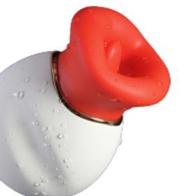 4-in-1 Massager mit 10 Modi, Saugen, Vibration, Neu Zungenbewegung 360 Grad, Vibration