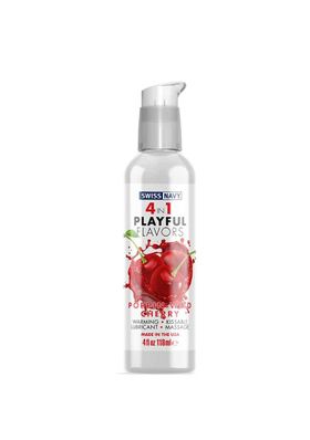 Swiss Navy - 4 In 1 Lubricant with Poppin Wild Cherry Flavor
