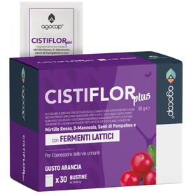 Agocap - Cistiflor plus Nahrungsergänzungsmittel bei Blasenentzündung mit Cranberry und Milchferment