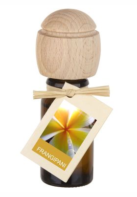 Traumduft Piccolino Frangipani Duftöl – Handgefertigt, ätherische Öle, Buchenholzverschluss