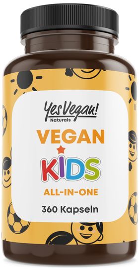 Yes Vegan Naturals Vegan Kids Multivitamin All in One Kapseln