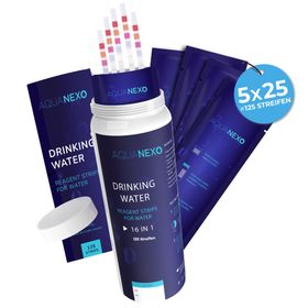 Aquanexo Trinkwasser Teststreifen  125 st. - 16 Werte messbar