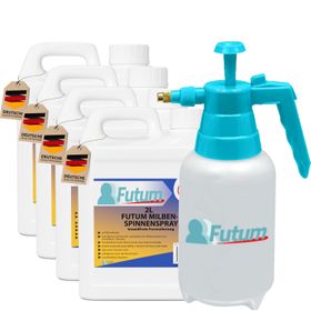 FUTUM 4x2L Milben- / Spinnenspray + 2L Sprüher